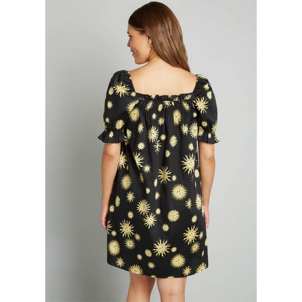 NWT Modcloth Summertime Garden Stories Smocked Mini Dress Size S - Picture 10 of 10
